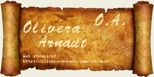 Olivera Arnaut vizit kartica